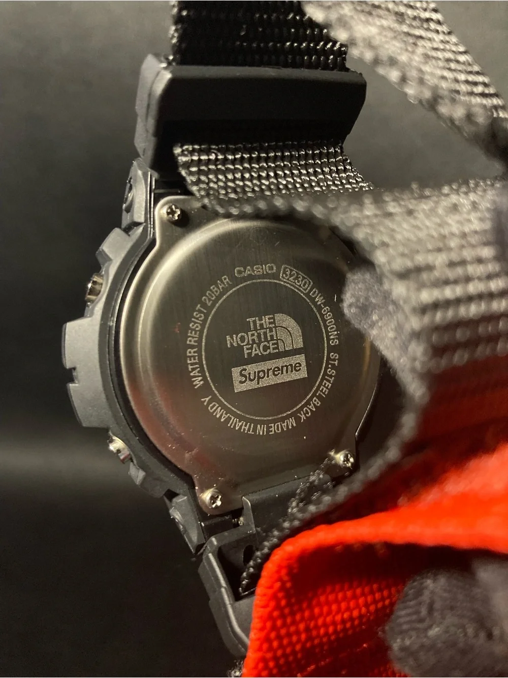 Custom Red and Black G Shock Dw6900 Model